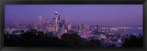 Framed Seattle WA USA Print