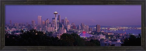 Framed Seattle WA USA Print