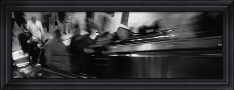 Framed Blurred Motion, People, Grand Central Station, NYC, New York City, New York State, USA, Print