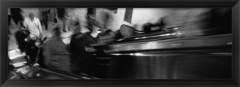 Framed Blurred Motion, People, Grand Central Station, NYC, New York City, New York State, USA, Print