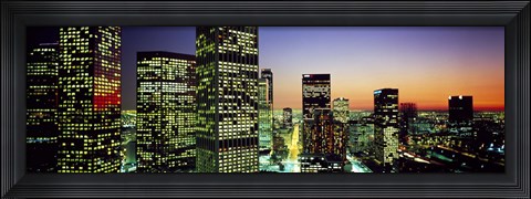 Framed Downtown Los Angeles CA USA Print
