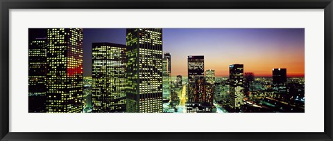 Framed Downtown Los Angeles CA USA Print