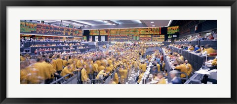 Framed Mercantile Exchange, Trading, Chicago, Illinois, USA Print