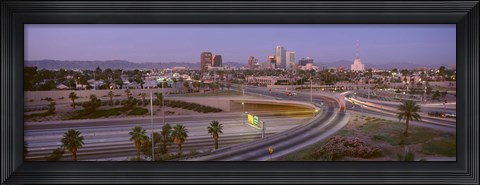 Framed Skyline Phoenix AZ USA Print