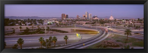 Framed Skyline Phoenix AZ USA Print