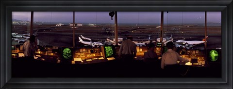 Framed San Francisco Intl Airport Control Tower San Francisco CA Print
