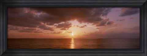 Framed Sunrise Miami FL USA Print