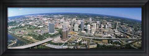 Framed Aerial Richmond VA Print