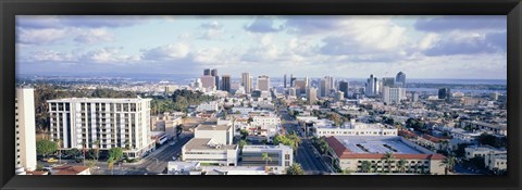 Framed Clouds Over San Diego Print