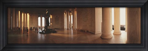 Framed Jefferson Memorial Interior, Washington DC Print
