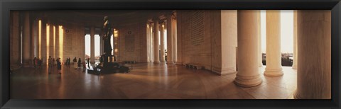 Framed Jefferson Memorial Interior, Washington DC Print