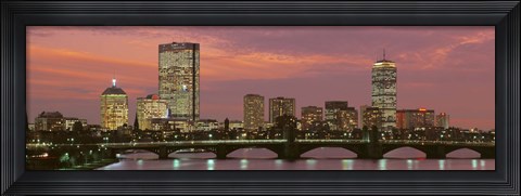 Framed Back Bay, Boston, Massachusetts, USA Print