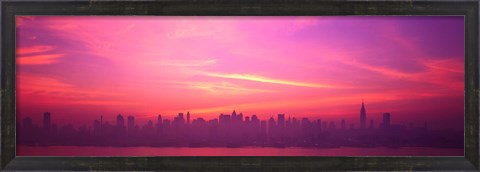 Framed Skyline, NYC, New York City, New York State USA Print
