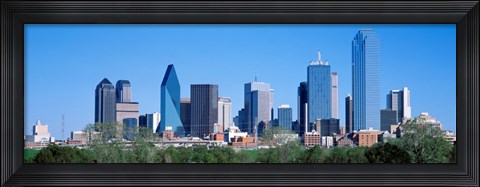 Framed Downtown Dallas Texas Print