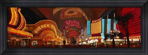 Framed Fremont Street Las Vegas NV USA Print