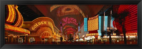 Framed Fremont Street Las Vegas NV USA Print