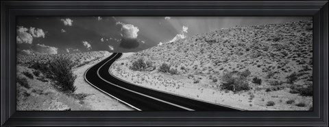 Framed Road, Las Vegas, Nevada, USA Print