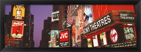 Framed Billboards On Buildings, Times Square, NYC, New York City, New York State, USA Print