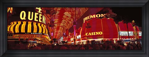 Framed Fremont Street, Las Vegas, Nevada, USA Print