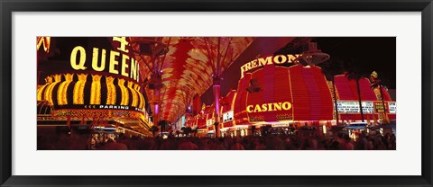 Framed Fremont Street, Las Vegas, Nevada, USA Print