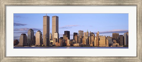 Framed Skyline with World Trade Center Print