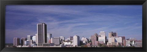 Framed Richmond, Virginia Skyline Print