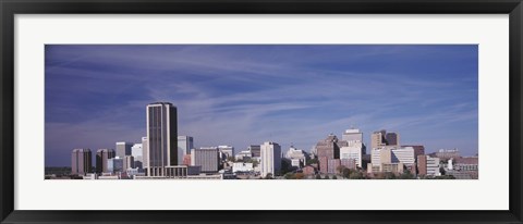 Framed Richmond, Virginia Skyline Print