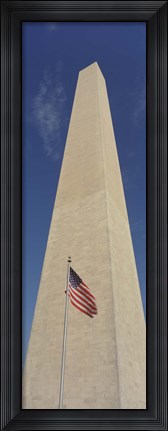 Framed Low Angle View Of The Washington Monument, Washington DC, District Of Columbia, USA Print