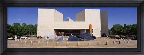 Framed Facade of a building, National Gallery of Art, Washington DC, USA Print