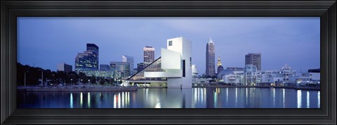 Framed Rock And Roll Hall Of Fame, Cleveland, Ohio, USA Print