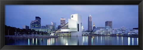 Framed Rock And Roll Hall Of Fame, Cleveland, Ohio, USA Print