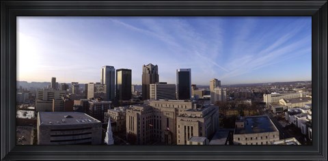 Framed Buildings in a city, Birmingham, Jefferson county, Alabama, USA Print