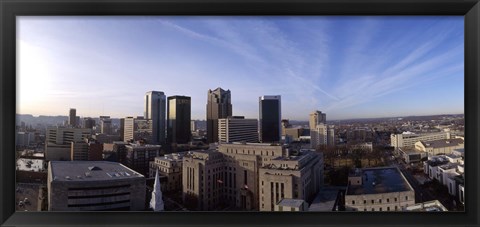 Framed Buildings in a city, Birmingham, Jefferson county, Alabama, USA Print