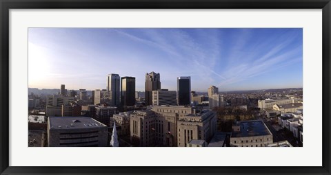 Framed Buildings in a city, Birmingham, Jefferson county, Alabama, USA Print