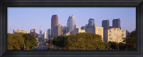 Framed Downtown Philadelphia, Pennsylvania, USA Print