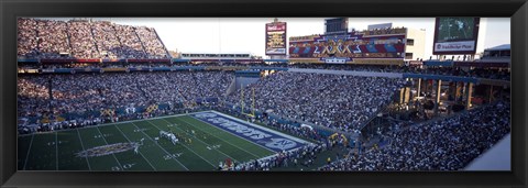 Framed High angle view of a football stadium, Sun Devil Stadium, Arizona State University, Tempe, Maricopa County, Arizona, USA Print