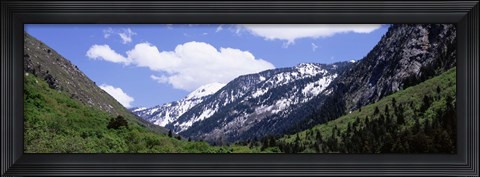 Framed Clouds over mountains, Little Cottonwood Canyon, Salt Lake City, Utah, USA Print