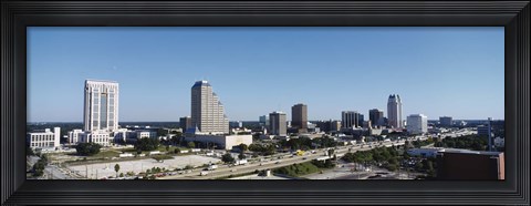 Framed Orlando, Florida Skyline Print