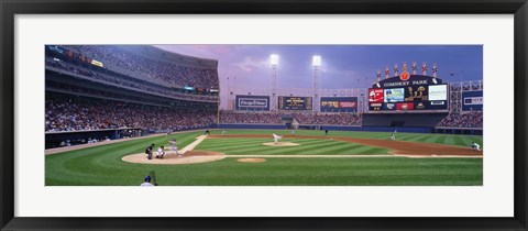 Framed USA, Illinois, Chicago, White Sox, baseball Print