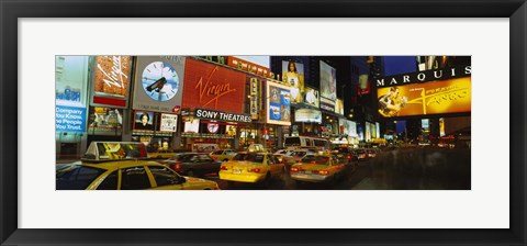 Framed Times Square, Manhattan, NYC, New York City, New York State, USA Print