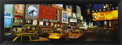 Framed Times Square, Manhattan, NYC, New York City, New York State, USA Print