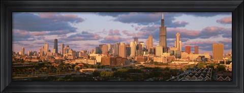Framed Cityscape, Day, Chicago, Illinois, USA Print