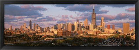 Framed Cityscape, Day, Chicago, Illinois, USA Print