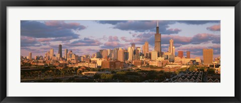 Framed Cityscape, Day, Chicago, Illinois, USA Print