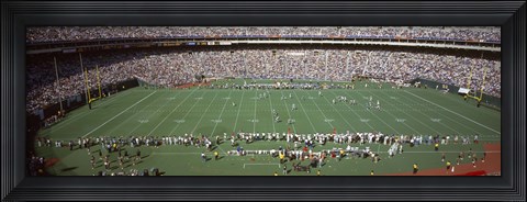 Framed Football Game at Veterans Stadium, Philadelphia, Pennsylvania Print