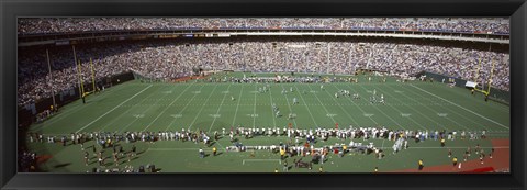 Framed Football Game at Veterans Stadium, Philadelphia, Pennsylvania Print