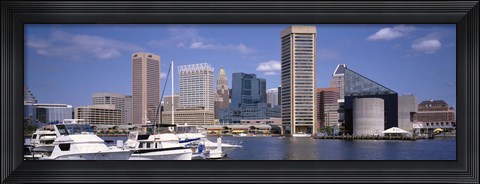 Framed Baltimore MD USA Print