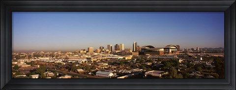Framed Buildings in a city, Phoenix, Arizona, USA Print