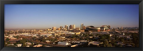 Framed Buildings in a city, Phoenix, Arizona, USA Print