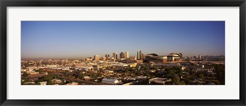 Framed Buildings in a city, Phoenix, Arizona, USA Print